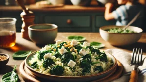 DALL·E-2024-10-04-13.32.41-A-cozy-family-kitchen-scene-featuring-a-plate-of-Spinach-Rice-with-Feta-and-Pine-Nuts.-The-dish-includes-cooked-rice-mixed-with-fresh-spinach-crumble-e1728041607152-300x169 Blog